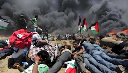 第一支冲向加沙的军队出现了，美以两国遭痛骂，巴以僵局被撕裂！