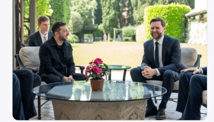 泽连斯基见万斯 这次没吵