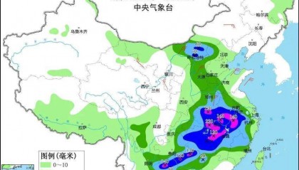 暴雨黄色预警！今日江汉江南华南进入此轮降水最强时段