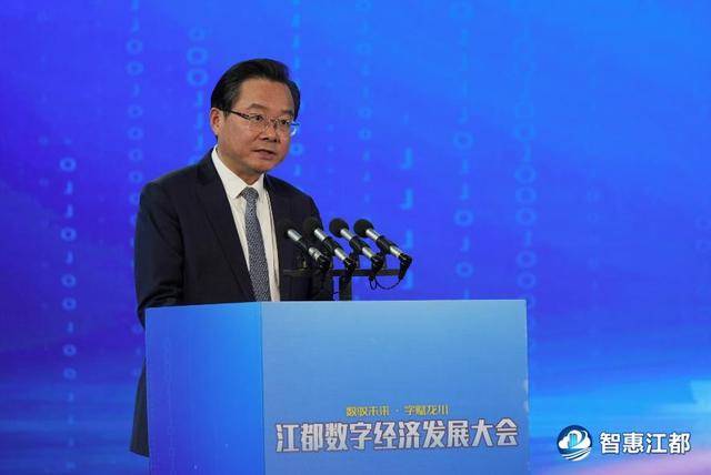 数驭未来 字赋龙川 江都数字经济发展大会召开