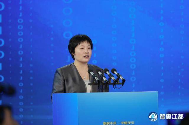 数驭未来 字赋龙川 江都数字经济发展大会召开