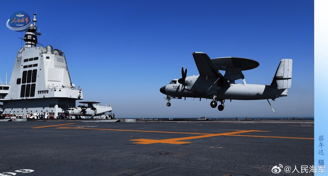 歼-35从福建舰上弹射起飞，解放军向全世界宣告，中国航母顶级战力！